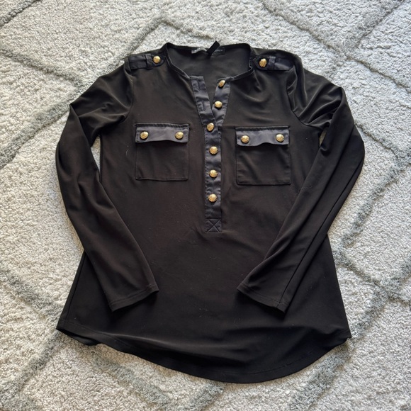 Lightweight sweater bundle long sleeve tops black red XS small - Picture 7 of 9